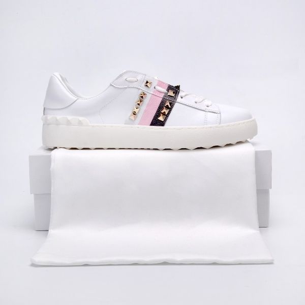 2019 luxury popular leather casual shoes women men designer sneakers fashion open lace up casual shoes, Black
2019 luxury popular leather casual shoes women men designer sneakers fashion open lace up casual shoes, Black