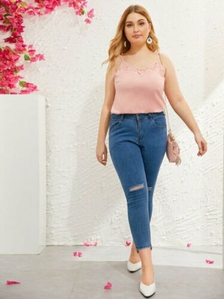 women ladies lace vest fashion backless lace camisole sleeveless casual plus size spaghetti strap shirt, White
women ladies lace vest fashion backless lace camisole sleeveless casual plus size spaghetti strap shirt, White