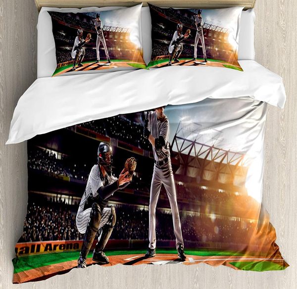teen room duvet cover set professional baseball players in the stadium playing the game pich sports print 4 piece bedding set
teen room duvet cover set professional baseball players in the stadium playing the game pich sports print 4 piece bedding set