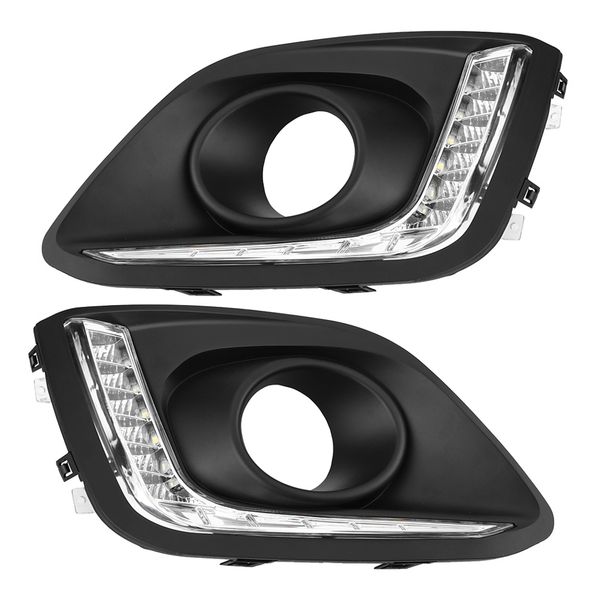 1pair car daytime running light drl led daylight fog lamp cover for swift 2014-2016 car accessories automobiles new
1pair car daytime running light drl led daylight fog lamp cover for swift 2014-2016 car accessories automobiles new