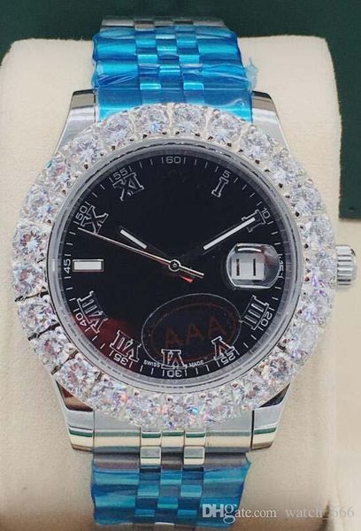 luxury watches mens 44mm black roman dial bigger diamond bezel sapphire automatic fashion men's watch wristwatch ing, Slivery;brown
luxury watches mens 44mm black roman dial bigger diamond bezel sapphire automatic fashion men's watch wristwatch ing, Slivery;brown