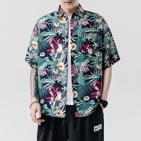 new beach shirts men 20 style fashion print casual shirt summer short sleeve streetwear harujuku mens camisa masculina, White;black
new beach shirts men 20 style fashion print casual shirt summer short sleeve streetwear harujuku mens camisa masculina, White;black