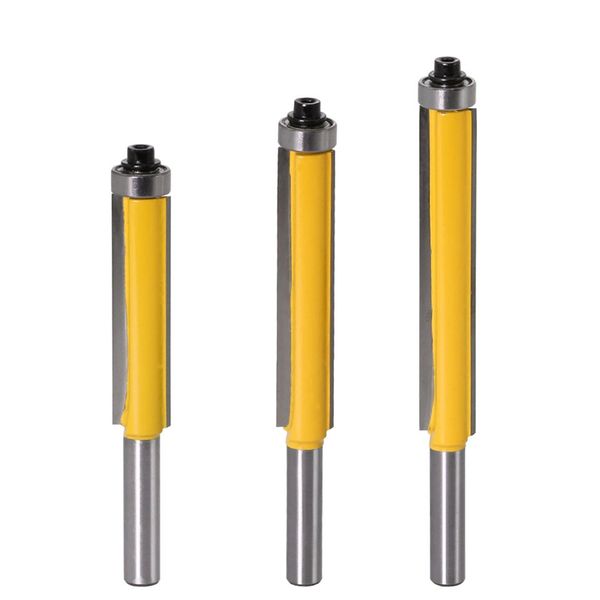 shgo 3pcs 8mm shank 2 inch flush trim router bit set milling cutters with bearing for wood template pattern bit wood cutter
shgo 3pcs 8mm shank 2 inch flush trim router bit set milling cutters with bearing for wood template pattern bit wood cutter