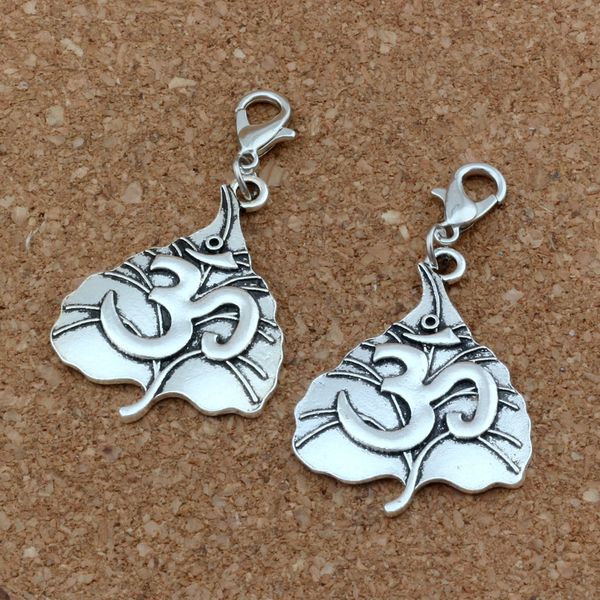 30pcs/lots antique silver tree leaf om yoga sign charms with lobster clasp fit charm bracelet diy jewelry 24.8x46mm a-383b, Bronze;silver
30pcs/lots antique silver tree leaf om yoga sign charms with lobster clasp fit charm bracelet diy jewelry 24.8x46mm a-383b, Bronze;silver