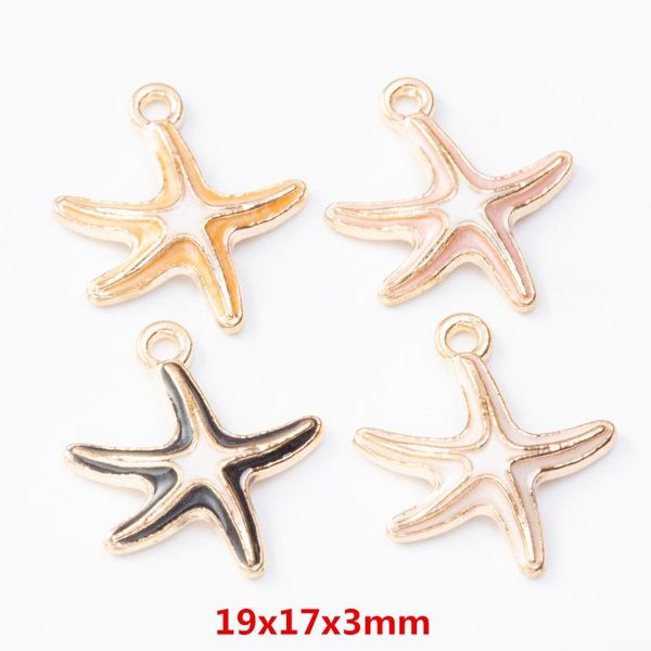 10pcs enamel starfish charm pendant for women necklace pendant making alloy beads fit bracelet diy jewelry accessory js2279, Bronze;silver
10pcs enamel starfish charm pendant for women necklace pendant making alloy beads fit bracelet diy jewelry accessory js2279, Bronze;silver