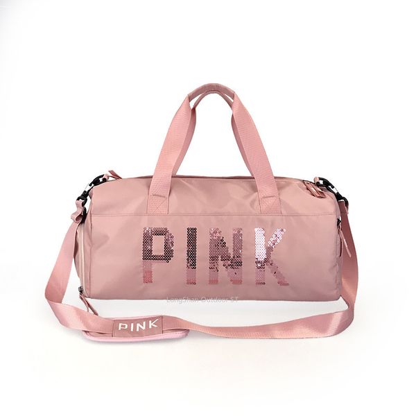 design sequins pink letters gym fitness sports bag shoulder crossbody bag women tote handbag travel duffel bolsa
design sequins pink letters gym fitness sports bag shoulder crossbody bag women tote handbag travel duffel bolsa