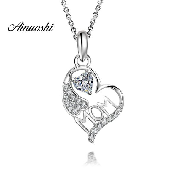 ainuoshi 925 sterling silver pendant necklace for women original mom letter heart long chain necklace pendant wedding lover gift
ainuoshi 925 sterling silver pendant necklace for women original mom letter heart long chain necklace pendant wedding lover gift