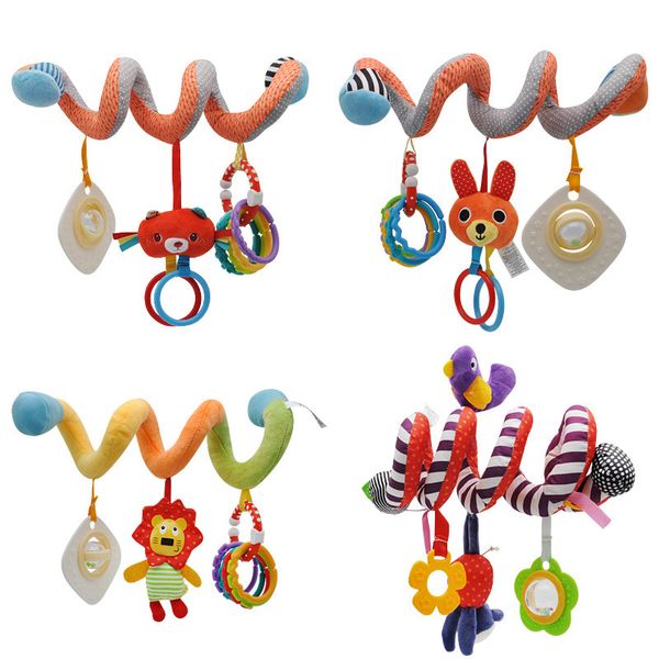 kids hanging spiral rattle stroller cute animals crib mobile bed baby 0-12 months newborn educational toys
kids hanging spiral rattle stroller cute animals crib mobile bed baby 0-12 months newborn educational toys