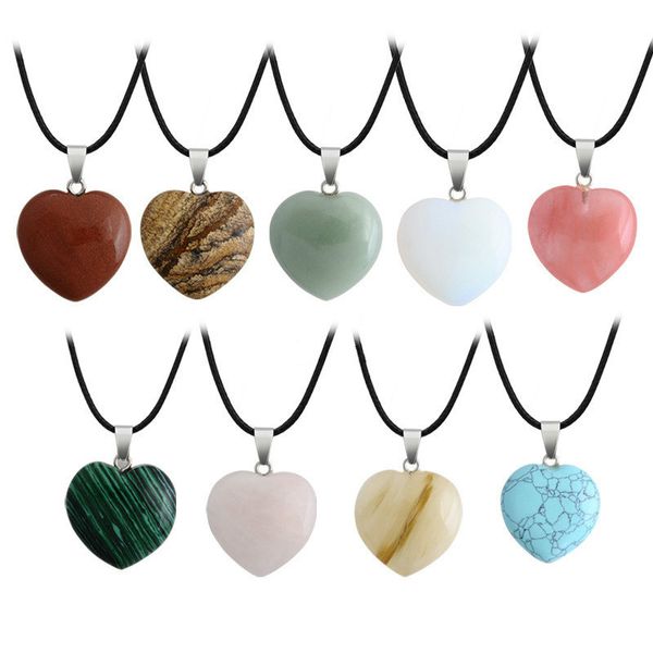 natural stone love heart-shaped crystal necklaces agates 30mm big pendant women jewelry bohemian 2020 statement choker necklace, Silver
natural stone love heart-shaped crystal necklaces agates 30mm big pendant women jewelry bohemian 2020 statement choker necklace, Silver
