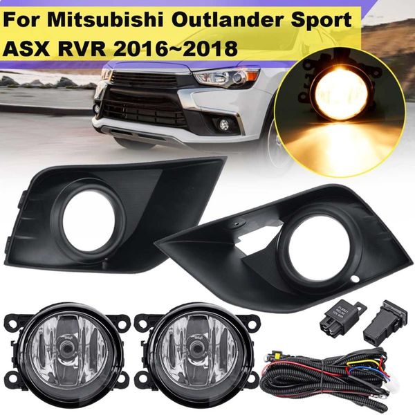 1 pair car bumper fog light lamp with cover frame grill for mitsubishi outlander sport asx rvr 2016 2017 2018 styling drl
1 pair car bumper fog light lamp with cover frame grill for mitsubishi outlander sport asx rvr 2016 2017 2018 styling drl
