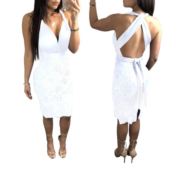 white dress lace a-line sleeveless knee-length dresses party night club dress women clothes vestidos de fiesta party, Black;gray
white dress lace a-line sleeveless knee-length dresses party night club dress women clothes vestidos de fiesta party, Black;gray