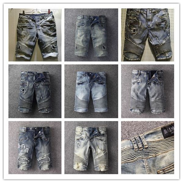 new mens ripping designer denim shorts fashion summer zipper hole short mens slim pants hip hop street style mens denim short size 28-40, Blue
new mens ripping designer denim shorts fashion summer zipper hole short mens slim pants hip hop street style mens denim short size 28-40, Blue
