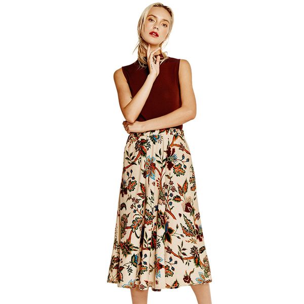 printed summer long skirt fashion new big swing print skirt bohemian style long skirts mid calf cotton linen a0316, Black
printed summer long skirt fashion new big swing print skirt bohemian style long skirts mid calf cotton linen a0316, Black