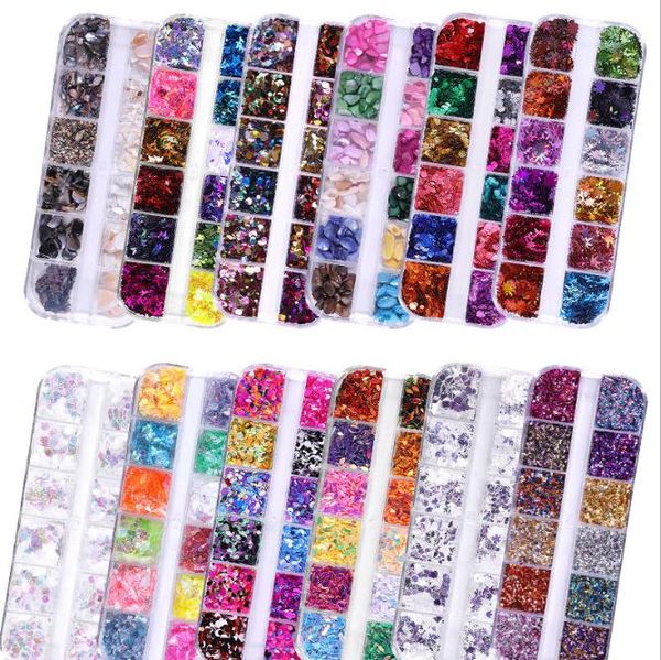 2020new 12 grid /set multi shape glass rhinestones sparkly 3d irregular stone nail art jewelry charms gems nail art diy flake, Silver;gold
2020new 12 grid /set multi shape glass rhinestones sparkly 3d irregular stone nail art jewelry charms gems nail art diy flake, Silver;gold
