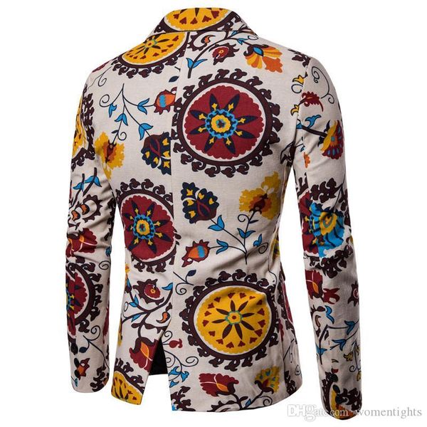 mens floral printed blazers autumn spring casual long sleeved single breasted, White;black
mens floral printed blazers autumn spring casual long sleeved single breasted, White;black