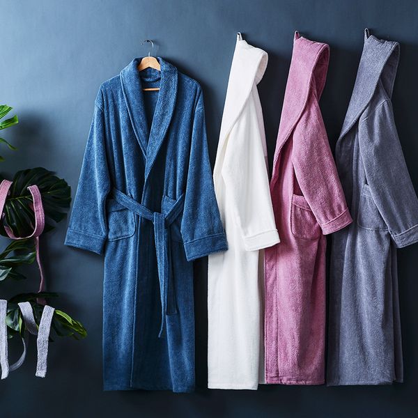 five-star l winter thick combed cotton bathrobes sleepwear robes nightgown pajamas absorbent terry bathrobes pijamas, Black;red
five-star l winter thick combed cotton bathrobes sleepwear robes nightgown pajamas absorbent terry bathrobes pijamas, Black;red