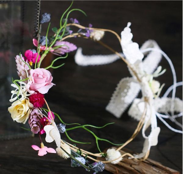 headwear korean flower headdress sen female garland headband wedding dress accessories bridal jewelry, Silver
headwear korean flower headdress sen female garland headband wedding dress accessories bridal jewelry, Silver