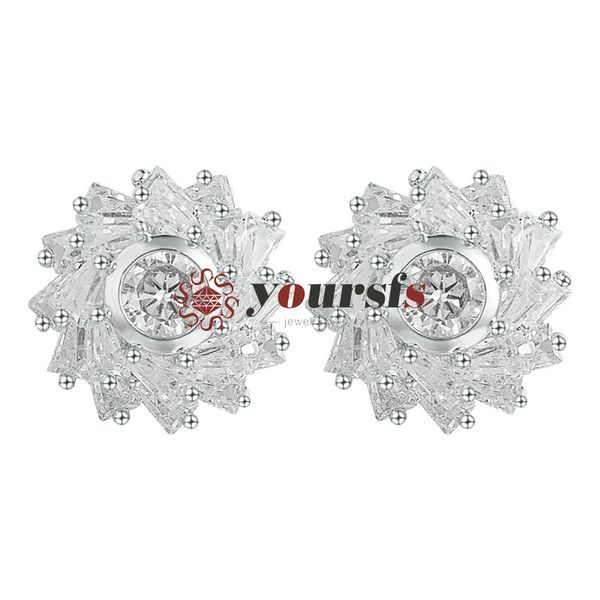 yoursfs clip on earrings for girl white clear crystal flower non pierced earrings, Silver
yoursfs clip on earrings for girl white clear crystal flower non pierced earrings, Silver