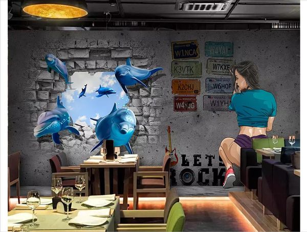 custom 3d p murals wall paper dolphin 3d stereo bar beauty restaurant background wallpaper for walls papel de parede
custom 3d p murals wall paper dolphin 3d stereo bar beauty restaurant background wallpaper for walls papel de parede