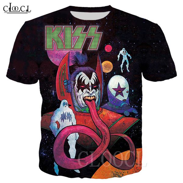 2020 new style heavy metal rock kiss band t-shirt 3d print short sleeve plus size star t-shirts personality design streetwear tee, White;black
2020 new style heavy metal rock kiss band t-shirt 3d print short sleeve plus size star t-shirts personality design streetwear tee, White;black