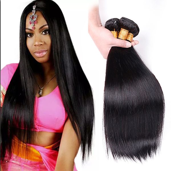 brazilian straight hair weave bundles 100% human hair bundles 3/4 pcs natural color 8-30 inch virgin remy hair extensions, Black
brazilian straight hair weave bundles 100% human hair bundles 3/4 pcs natural color 8-30 inch virgin remy hair extensions, Black