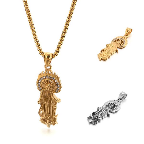 new fashion christian style jesus design stainless steel pendant necklace jewelry amulet for men and women, Silver
new fashion christian style jesus design stainless steel pendant necklace jewelry amulet for men and women, Silver