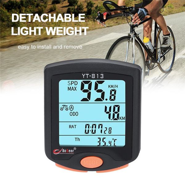 wireless bicycle computer rainproof bike computer digital lcd backlight odometer cycling satch thermometer
wireless bicycle computer rainproof bike computer digital lcd backlight odometer cycling satch thermometer