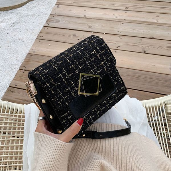 wool rivet square bag female crossbody bags for women chain shoulder bags winter plaid stitching women messenger 2019 new
wool rivet square bag female crossbody bags for women chain shoulder bags winter plaid stitching women messenger 2019 new