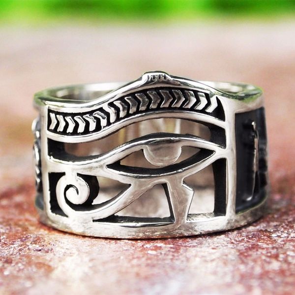 vintage men women silver color egyptian eye of horus ankh cross symbolic rings egypt amulet jewelry gift
vintage men women silver color egyptian eye of horus ankh cross symbolic rings egypt amulet jewelry gift