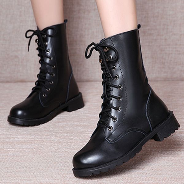 leather casual botas women black fashion ankle boots new street style women's boots
leather casual botas women black fashion ankle boots new street style women's boots