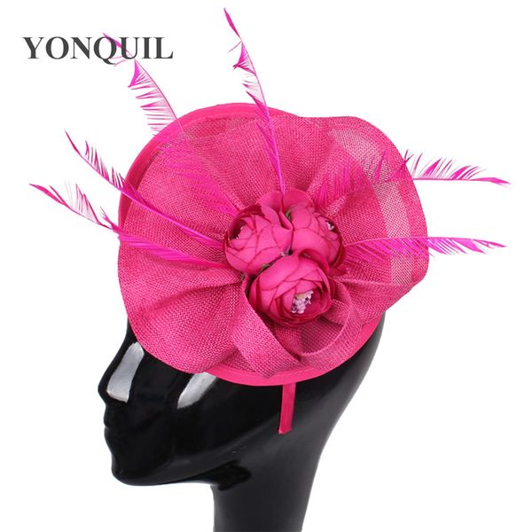 multiple colors fabric simulation rose flower fascinator base feather adorn hat women occasion wedding headdress decorative
multiple colors fabric simulation rose flower fascinator base feather adorn hat women occasion wedding headdress decorative