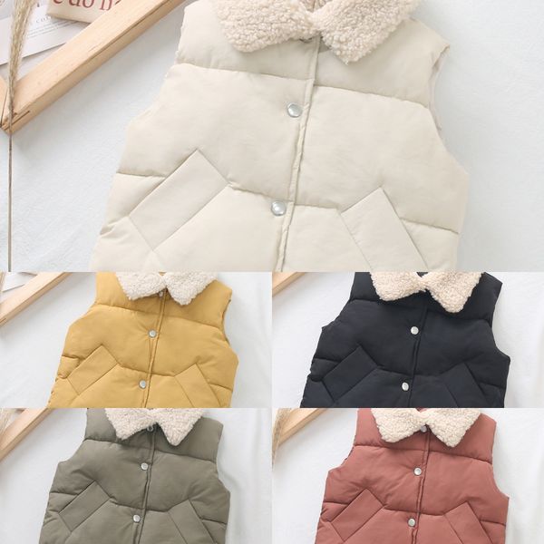2019 children's down cotton children's thickened stand collar vest vest waistcoat fur collar male and female baby waistcoat, Camo
2019 children's down cotton children's thickened stand collar vest vest waistcoat fur collar male and female baby waistcoat, Camo