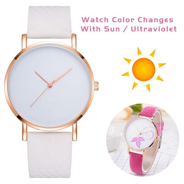women wrist watches leather strap simple fashion quartz watches in direct sunlight change color sports clock relogio ls291, Slivery;brown
women wrist watches leather strap simple fashion quartz watches in direct sunlight change color sports clock relogio ls291, Slivery;brown