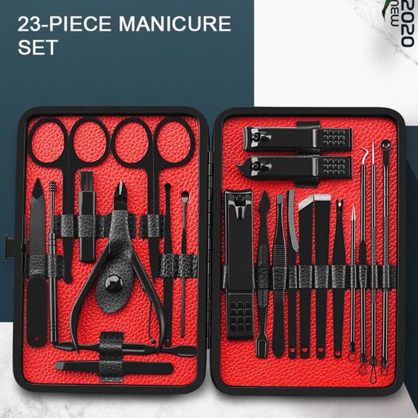 fashionable 23-piece stainless steel professional pedicure scissors set cuticle eagle hook tweezers manicure kit beauty tools
fashionable 23-piece stainless steel professional pedicure scissors set cuticle eagle hook tweezers manicure kit beauty tools