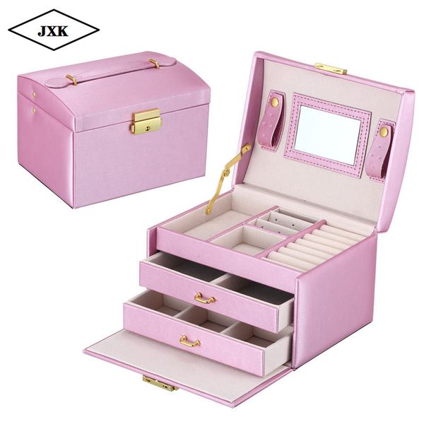 portable jewelry box organizer pu leather jewellery ring earring boxes packaging storage display case organizer for home travel, Pink;blue
portable jewelry box organizer pu leather jewellery ring earring boxes packaging storage display case organizer for home travel, Pink;blue