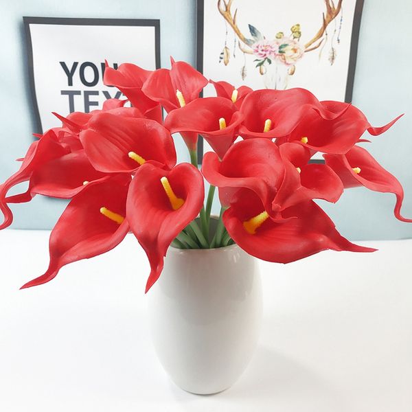 31pcs decorative flower calla lily real contact artificial flower home decoration table wedding bouquet
31pcs decorative flower calla lily real contact artificial flower home decoration table wedding bouquet