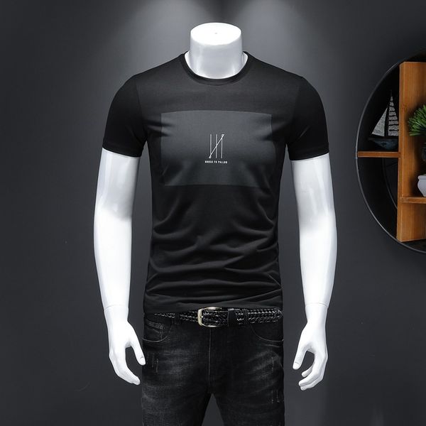 luxury clothing designer t shirts short-sleeved o-neck cotton spandex men's shirt slim soft men's t-shirt mens brand black t shirt, White;black
luxury clothing designer t shirts short-sleeved o-neck cotton spandex men's shirt slim soft men's t-shirt mens brand black t shirt, White;black