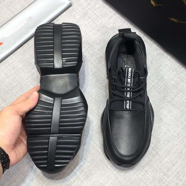 luxury designer sneaker platform trainers suede calfskin shoes mens womens leisure shoes genuine leather fashion mixed color with box, Black
luxury designer sneaker platform trainers suede calfskin shoes mens womens leisure shoes genuine leather fashion mixed color with box, Black