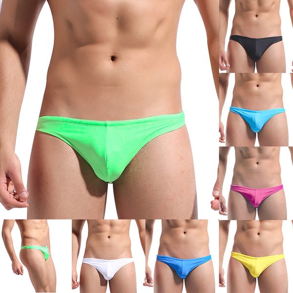 new men swimwear thongs solid color breathable swimming bathing briefs for summer beach surfing
new men swimwear thongs solid color breathable swimming bathing briefs for summer beach surfing