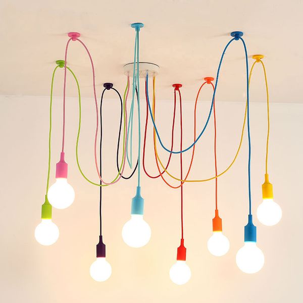 christmas gift lights modern e27 art colorful pendant lights spider chandelier pendant lamp indoor decoration lamp us stock clearance sale
christmas gift lights modern e27 art colorful pendant lights spider chandelier pendant lamp indoor decoration lamp us stock clearance sale