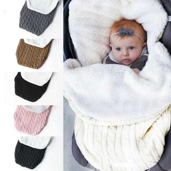 new warm baby blanket soft baby sleeping bag footmuff cotton knitting plus velvet newborn swadding wrap stroller accessories sleepsacks
new warm baby blanket soft baby sleeping bag footmuff cotton knitting plus velvet newborn swadding wrap stroller accessories sleepsacks