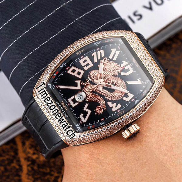 new vanguard v45 yachting automatic mens watch rose gold diamond bezel black dial 3d gold dragon king totem leather timezonewatch e116a1, Slivery;brown
new vanguard v45 yachting automatic mens watch rose gold diamond bezel black dial 3d gold dragon king totem leather timezonewatch e116a1, Slivery;brown