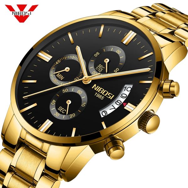 nibosi golden watch dropshipping luxury brand men's watches stainless steel chronograph auto date business quartz wristwatch, Slivery;brown
nibosi golden watch dropshipping luxury brand men's watches stainless steel chronograph auto date business quartz wristwatch, Slivery;brown