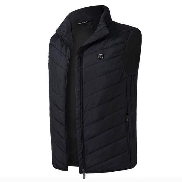 2018 new men women electric heated vest heating waistcoat thermal warm clothing feather winter jacket, Black;white
2018 new men women electric heated vest heating waistcoat thermal warm clothing feather winter jacket, Black;white