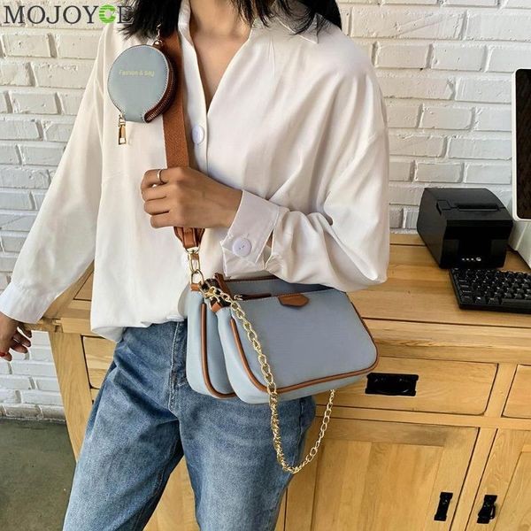 women shoulder bag chain 3 in 1 pu leather ladies chain shoulder messenger bag ladies multi-pocket crossbody handbag
women shoulder bag chain 3 in 1 pu leather ladies chain shoulder messenger bag ladies multi-pocket crossbody handbag