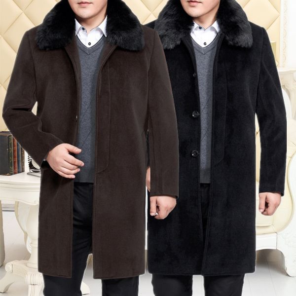 new arrival men woolen overcoat winter padded cotton jacket windbreaker thickening casual covered button size m l xxl xxxl, Black
new arrival men woolen overcoat winter padded cotton jacket windbreaker thickening casual covered button size m l xxl xxxl, Black