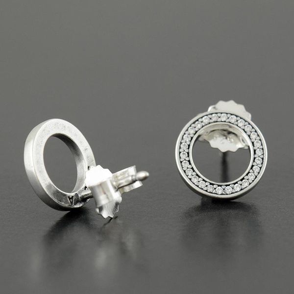 new authentic 925 sterling silver circle stud earring with original box set for pandora cz diamond women fashion earrings, Golden;silver
new authentic 925 sterling silver circle stud earring with original box set for pandora cz diamond women fashion earrings, Golden;silver