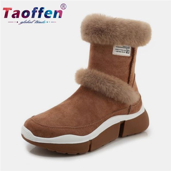 taoffen women snow boots sneakers real leather walking shoes women winter snow shoes sneakers footwear size 35-39, Black
taoffen women snow boots sneakers real leather walking shoes women winter snow shoes sneakers footwear size 35-39, Black