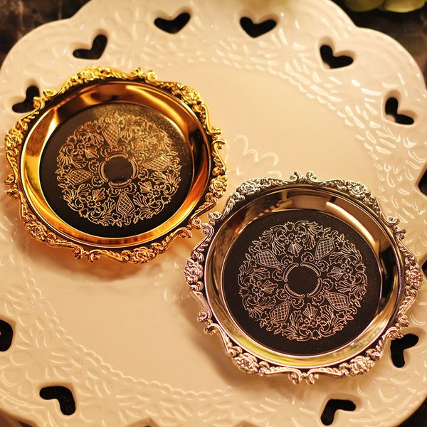 kitchen storage & organization 6pcs 10.7 cm european relief metal plated with gold/silver mini/small dessert/cake/snack tray dish fruit plat
kitchen storage & organization 6pcs 10.7 cm european relief metal plated with gold/silver mini/small dessert/cake/snack tray dish fruit plat