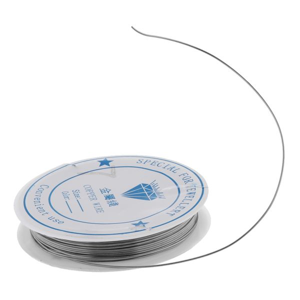 1 roll copper wire beading craft wire jewellery making 8 size choice diy findings supplies, Silver
1 roll copper wire beading craft wire jewellery making 8 size choice diy findings supplies, Silver